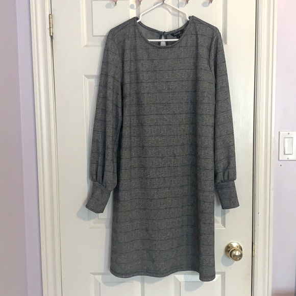 ❤️ 2/40 Plaid/Houndstooth Dress - Picture 1 of 4